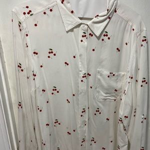 🍒Cherry Blouse Button Down🍒